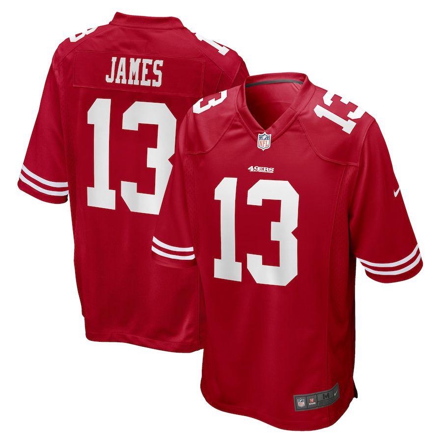 Men San Francisco 49ers #13 Richie James Nike Scarlet Game NFL Jersey->san francisco 49ers->NFL Jersey